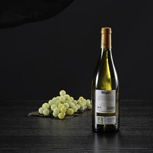 Ampolla de vi blanc Muga, D.O. Rioja