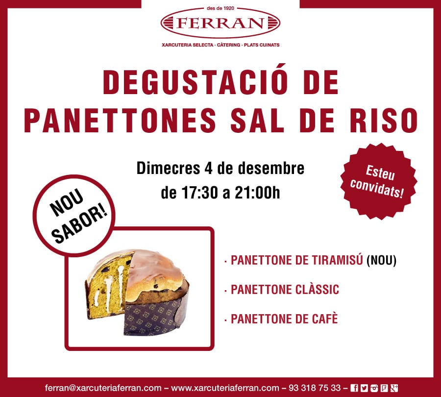 Un desembre dolç amb degustació de panettones