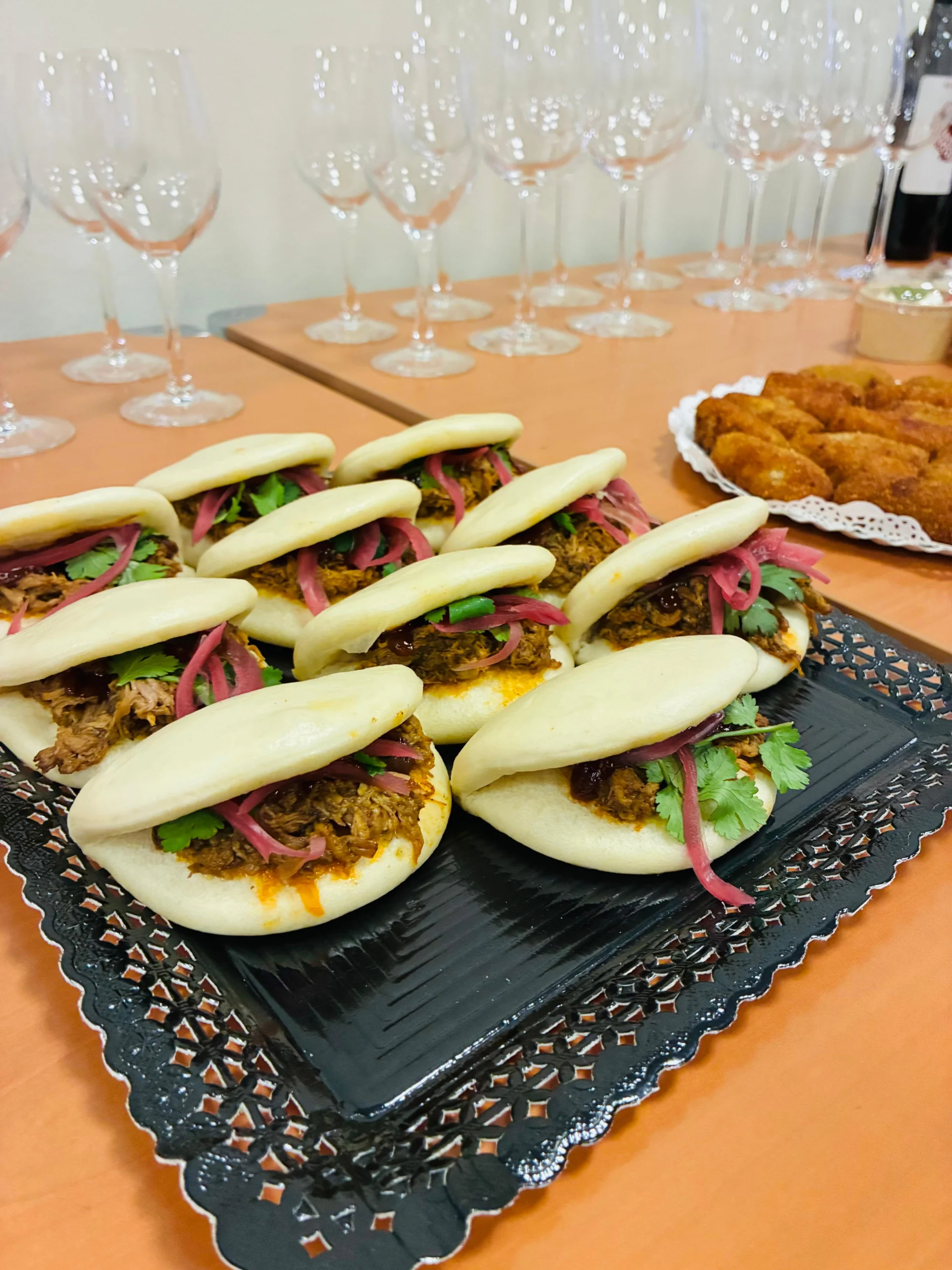 Baos De Pulled Pork - Menus Catering Pica-Pica Barcelona
