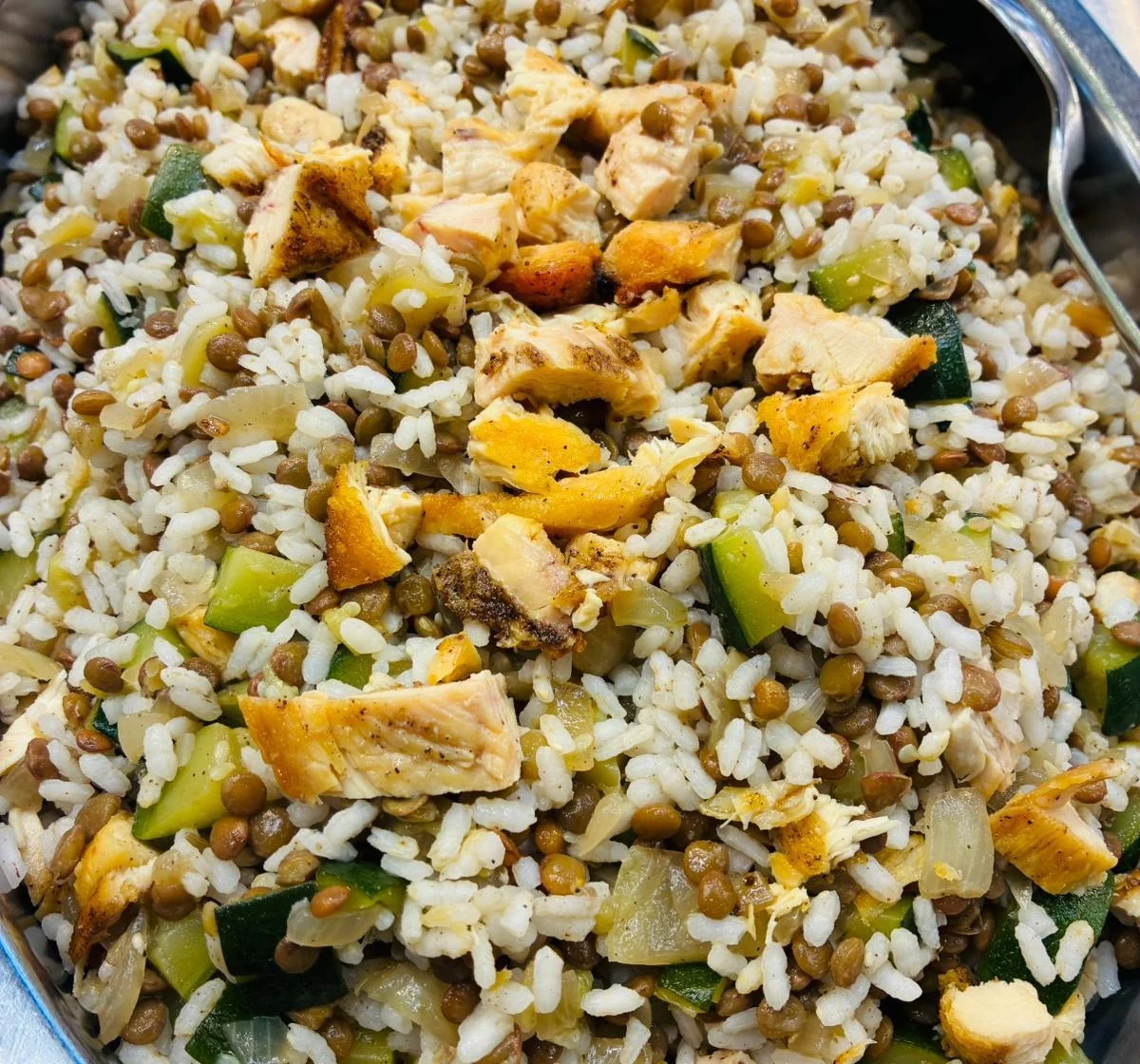 Ensalada De Arroz Con Verduras Y Pollo - Menus Catering Pica-Pica + Ensalada - Barcelona