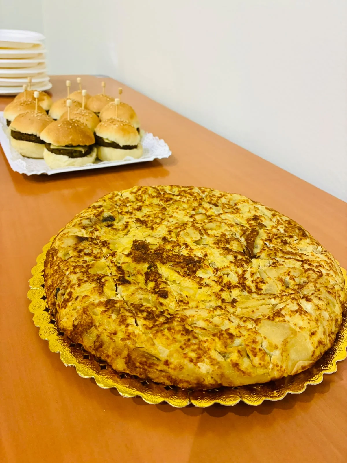 Truita de patates, apta per a vegetarians